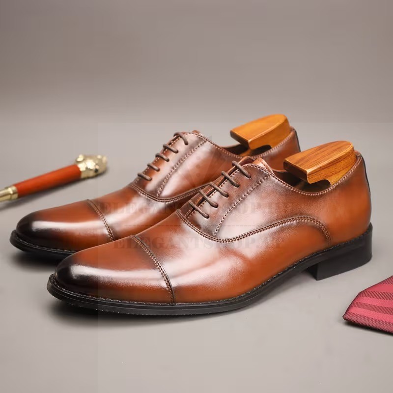                            Marhabőr férfi cipő - Caramell Férfi cipő